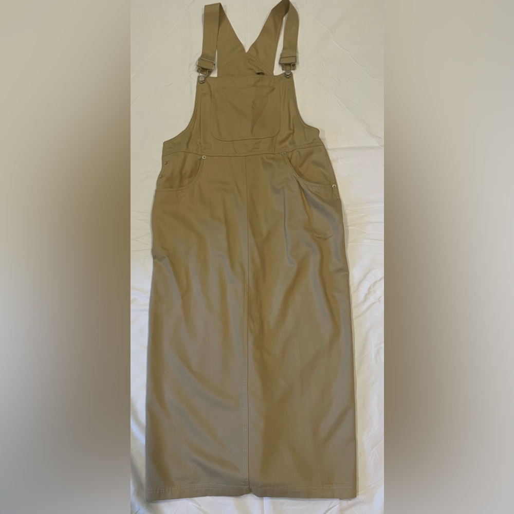FADS Tan Overall Jumper Dress